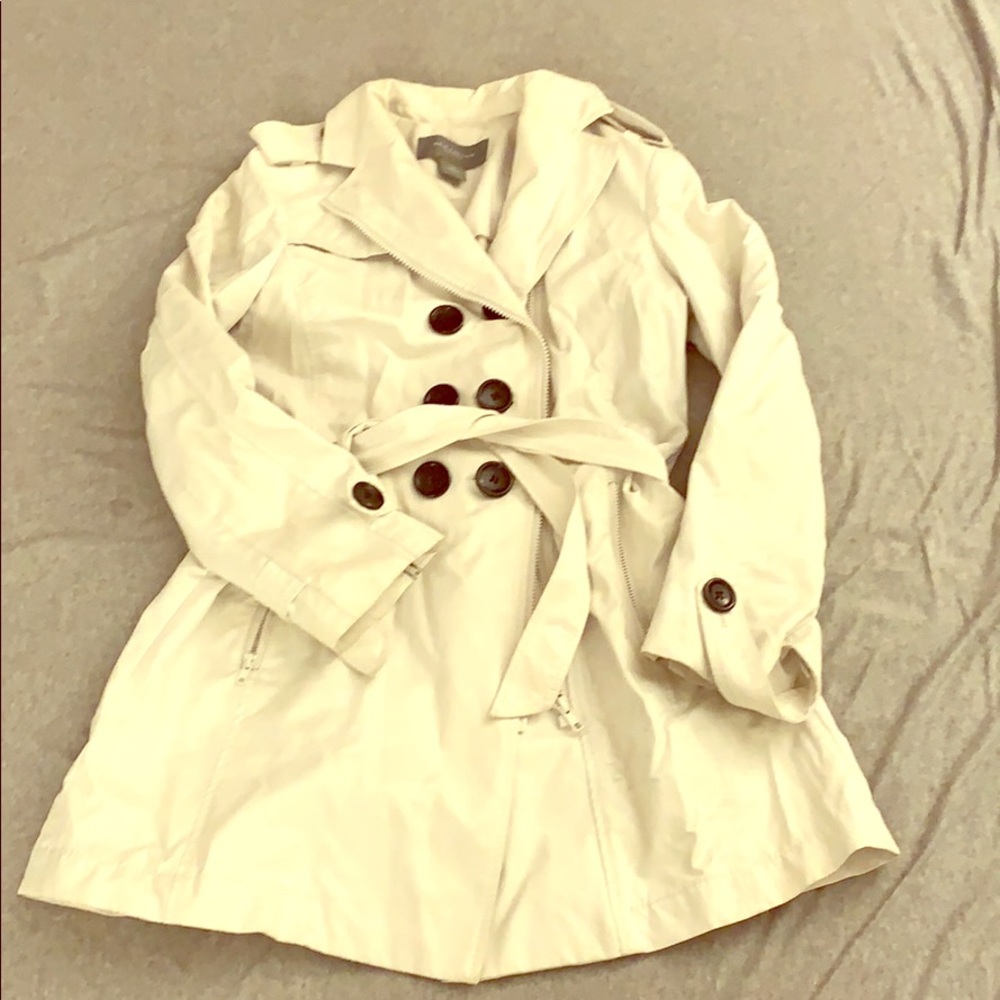 White Ann Taylor coat